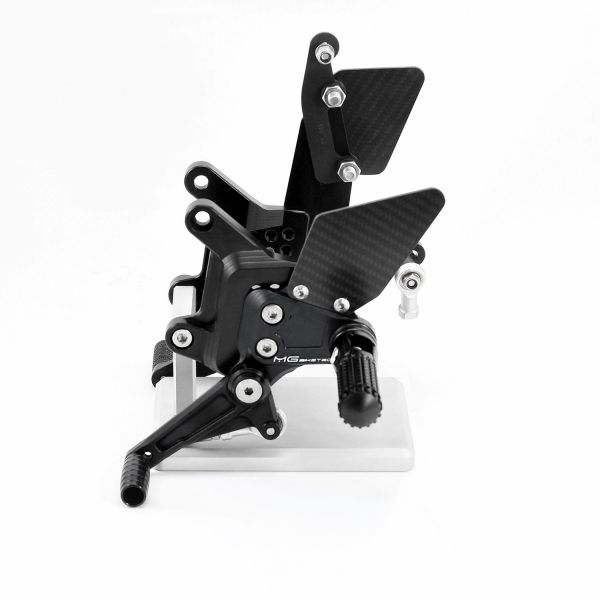 MG Biketec Rennsport-Fussrastenanlage / Rastenanlage / Fußrastenanlage ohne ABE für Kawasaki ZX-10R / RR ab 2026