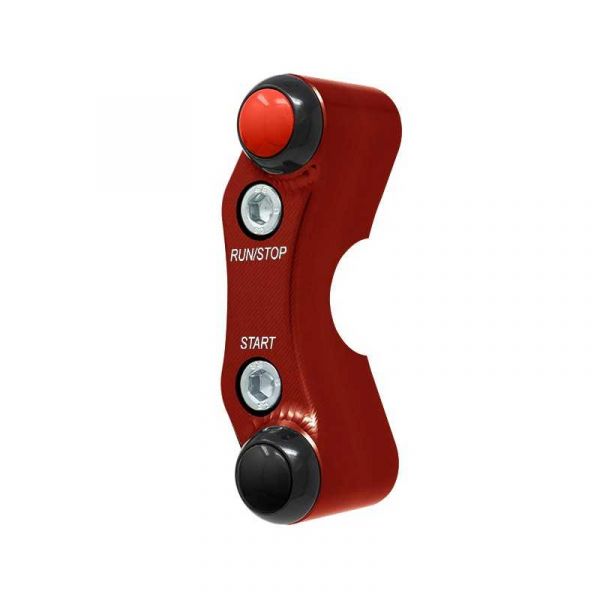 Jetprime MV Agusta F3 F4 Brutale und Rivale Lenkerschalter rechts plug & play für Brembo Racing Bremspumpe Rot