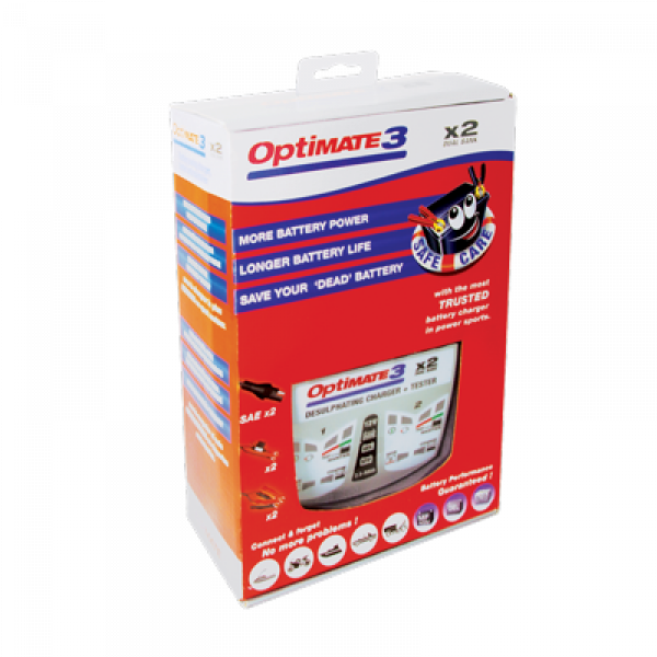 Batterieladegerät OptiMATE 3 Dual Bank