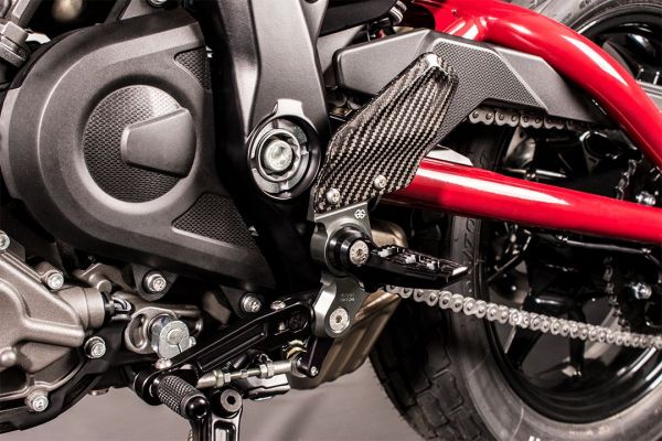GILLES RCT10GT Fußrastenanlage schwarz-grau für Indian FTR 1200 / S ab Modelljahr 2019-