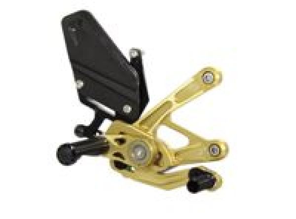 Fußrastenanlage MUE2 für Yamaha -R1 2015-  und  R1M 2015- (RN32,49,65)