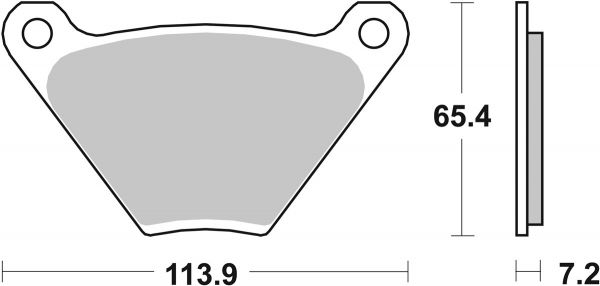 Bremsbelag SBS 513H.HF Street High Power Ceramic