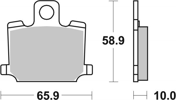 Bremsbelag SBS 535HF Street Ceramic