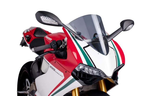Ducati 1199 Panigale 2012-2014 und 1199 Panigale R ab 2015 Puig Verkleidungsscheibe Racing windshield