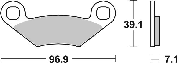 Bremsbelag SBS 642HF Street Ceramic