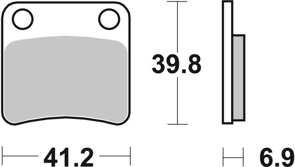 Bremsbelag SBS 643HF Street Ceramic