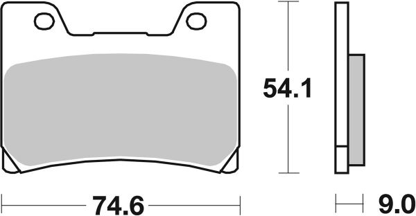 Bremsbelag SBS 645HF Street Ceramic