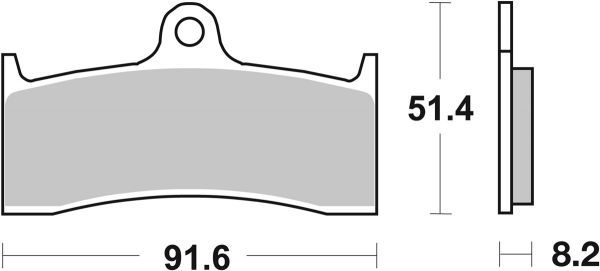 Racing Bremsbelag SBS 676 DC Dual Carbon