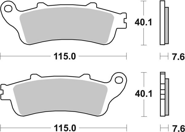 Bremsbelag SBS 721HF Street Ceramic