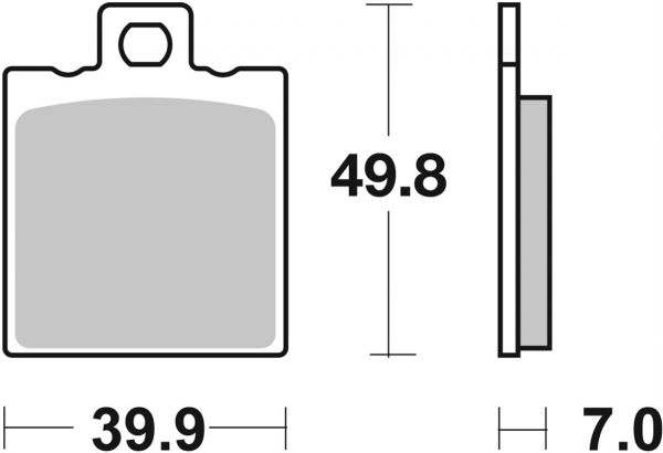 Bremsbelag SBS 737HF Street Ceramic