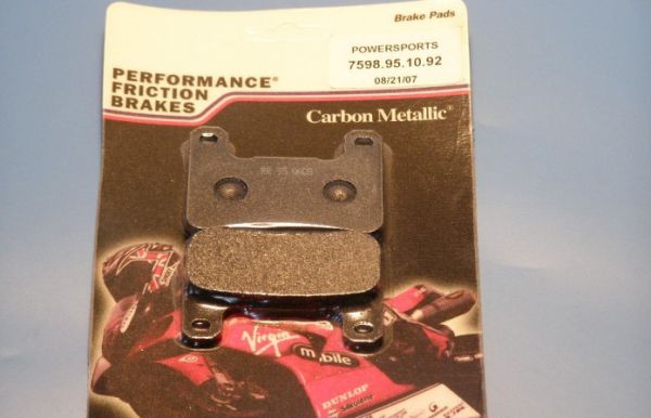 Performance Friction Bremsbelag Suzuki GSX R 600 750 und 1000 2004 bis 2014 7598.95.10.92