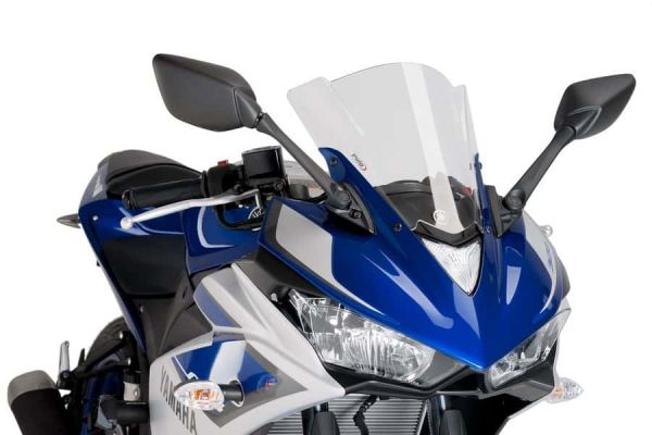 Yamaha YZF300 R3 2015- Puig Verkleidungsscheibe Racing