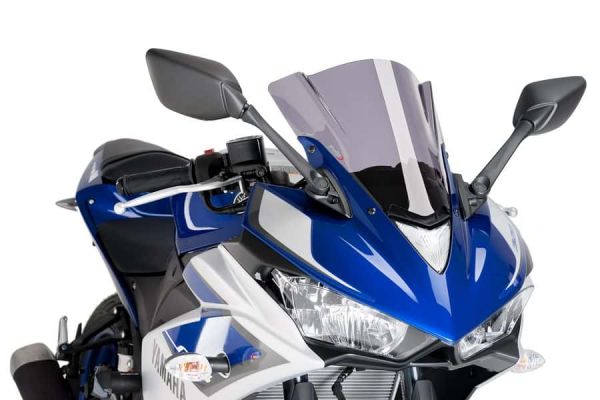 Yamaha YZF300 R3 2015- Puig Verkleidungsscheibe Racing