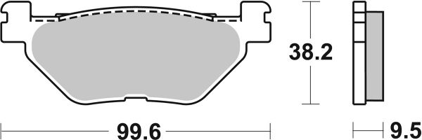 Bremsbelag SBS 769LS Street Sintermetall