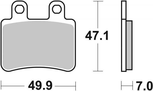Bremsbelag SBS 773HF Street Ceramic