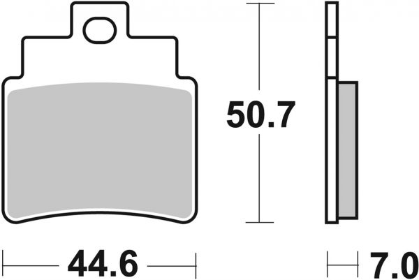 Bremsbelag SBS 775HF Street Ceramic