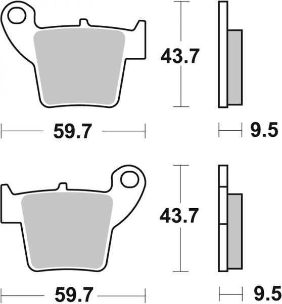 Bremsbelag SBS 777HF Street Ceramic