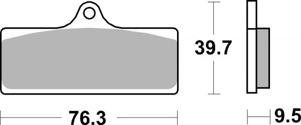 Racing Bremsbelag SBS 785 DS-1 Dual Sinter giftiger Biss