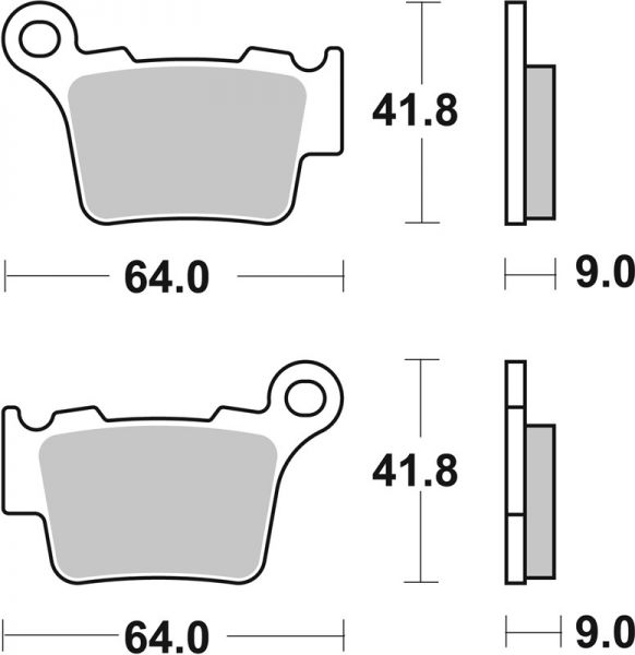 Bremsbelag SBS 791HF Street Ceramic Bremsbelag SBS 791HF Street Ceramic