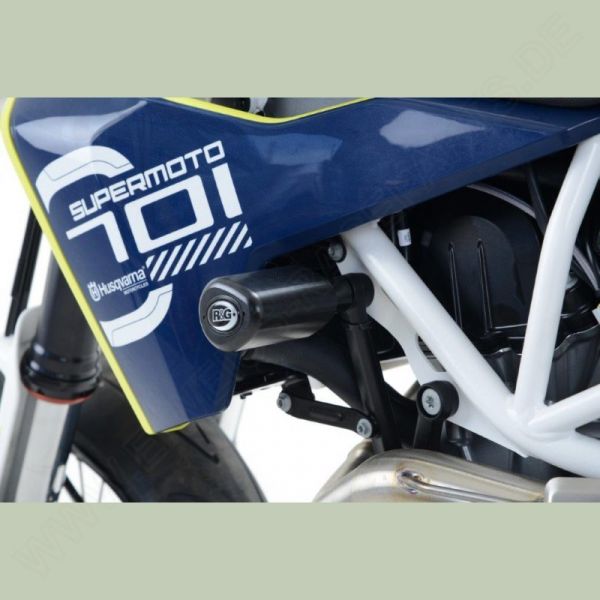 R&G Sturzpads "No Cut" für Husqvarna 701 2015- ,  KTM 690 SMC-R 2019-  und GasGas 700 2022-