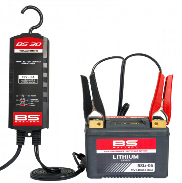 BS BATTERY BS30 Intelligentes Batterie-Ladegerät - 12V 3A