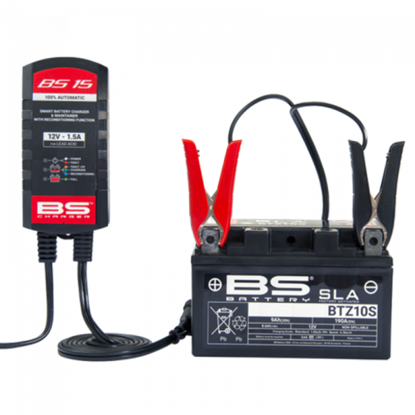 BS BATTERY BS15 Intelligentes Batterie-Ladegerät