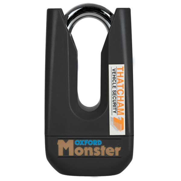OXFORD Monster Bremsscheibenschloss - Schwarz - Sold Secure Gold zertifiziert
