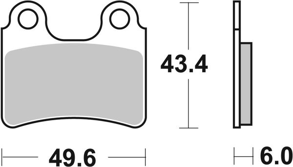 Bremsbelag SBS 802HF Street Ceramic