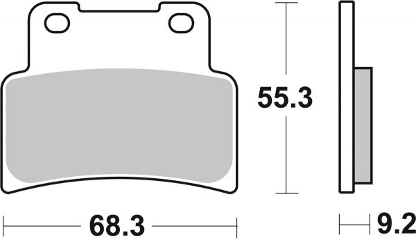 Bremsbelag SBS 844HF Street Ceramic