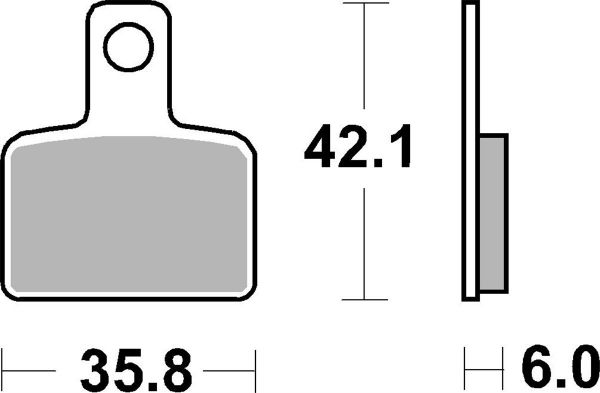 Bremsbelag SBS 895HF Street Ceramic