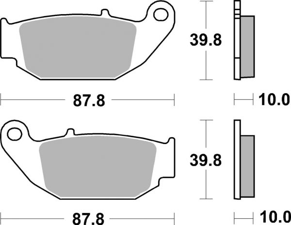 Bremsbelag SBS 915HF Street Ceramic