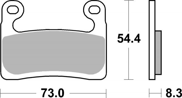 Bremsbelag SBS 960 DC Road Racing Dual Carbon