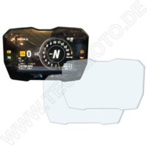 R&G Dashboard 2er Displayschutzfolien Ducati Panigale V4 / V4 S 2018-2024 / V4 R 2019- / Streetfigther V4 2020- / Multistrada V4