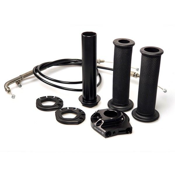 Active  Kurzhubgasgriff EVO2  Yamaha R7 ab 17 mit 50/52 mm Hubscheiben schwarz