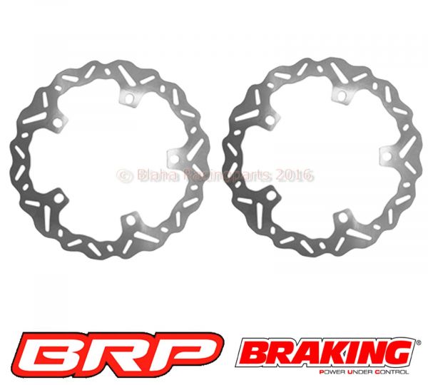 BMW S 1000 RR K10 K46 2009 bis 2017 Braking schwimmende WK Wave Bremsscheiben vorne 1 Satz Brake disks 1 set front