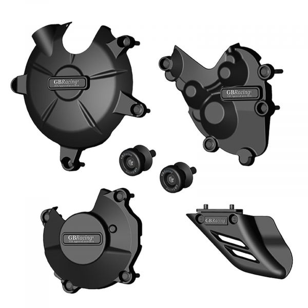GBRacing Protektorenset Kawasaki ZX 6R 2009 bis 2016 GB Racing Protektion set