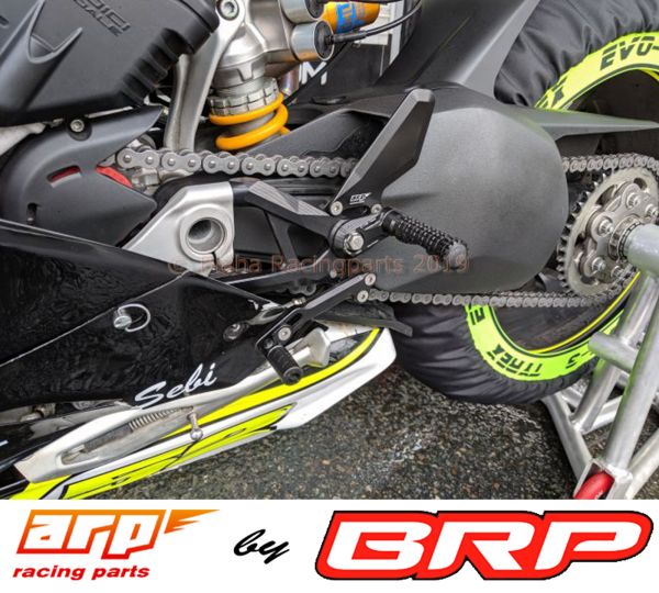 ARP Fussrastenanlage foot rest Panigale V4 rechts