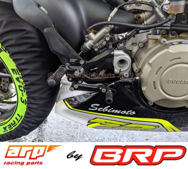 ARP Fussrastenanlage foot rest Panigale V4 links