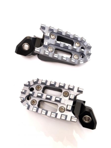 Lightech Fahrerfußrasten für BMW R 1300 GS / R 1300 GS Adventure, grau