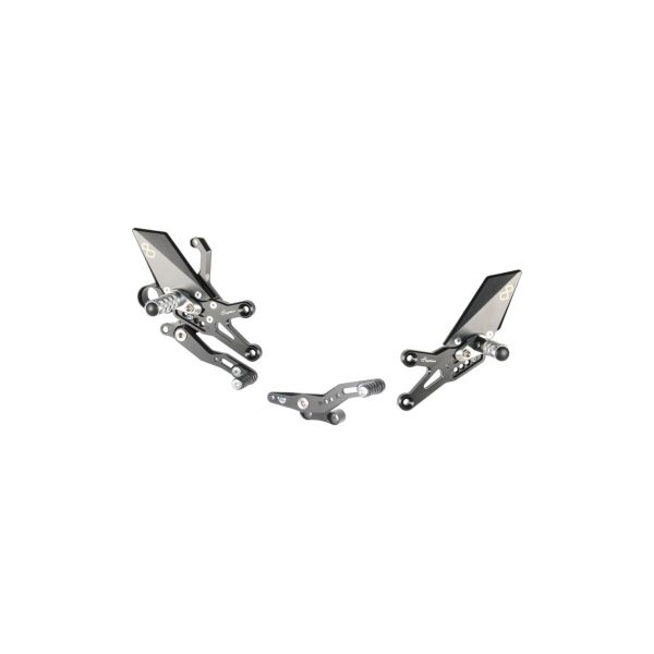 Lightech Fußrastenanlage Honda CBR 1000 RR / SP / SP2 2008-2019 mit klappbaren Rasten