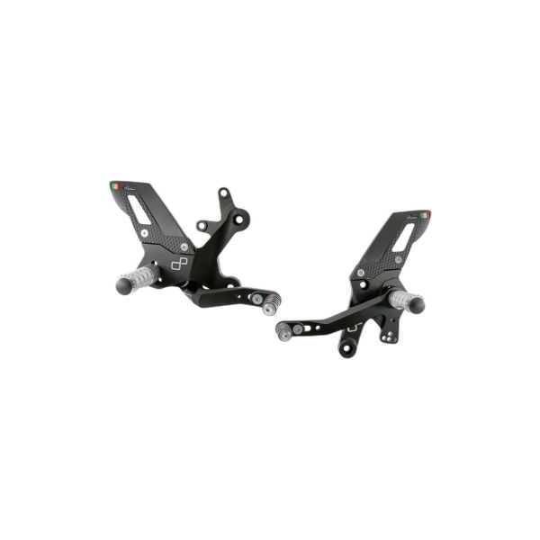 Lightech Fußrastenanlage RACE Kawasaki Ninja 400 / Ninja 500 / Z400 / Z500 2018-