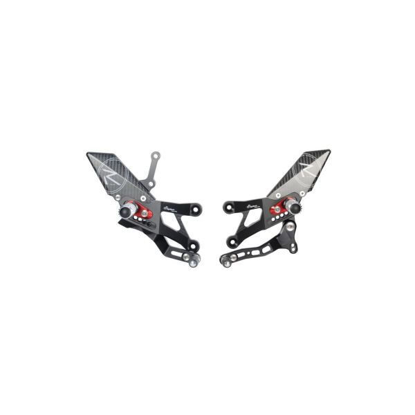 Lightech Fußrastenanlage Standard R Type Yamaha YZF-R3 2015-