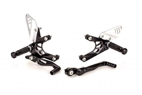 Gilles Racing Fussrastenanlage Honda CB 650 F 2014 bis 2018 CBR 650 F 2014 bis 2020 und CB 650 R Neo Sports Cafe 2019 bis 2020