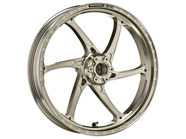 OZ Gass RS-A Aluminium vorne in titanfarben für Kawasaki ZX10R Ninja (nicht für RR-Model mit Marcchesini Felgen - nur mit Standard Felge), 2016-2024
