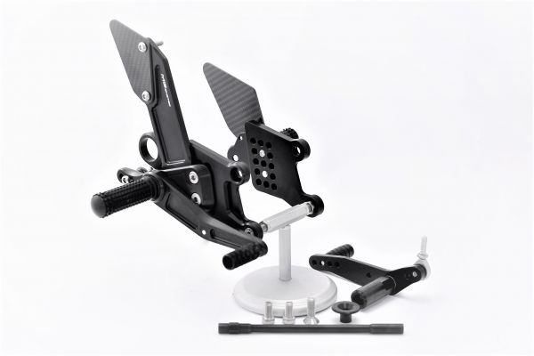 MG BIKETEC Sportfussrastenanlage / Rastenanlage / Fußrastenanlage mit ABE, gültig in D - A - CH für Honda CBR 1000 RR / SP ab 2017-2019