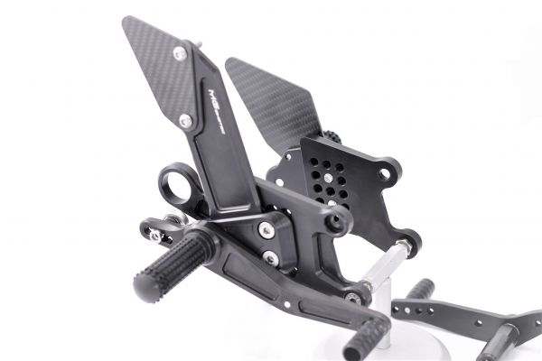 MG BIKETEC Sportfussrastenanlage / Rastenanlage / Fußrastenanlage mit ABE, gültig in D - A - CH für Honda CBR 1000 RR / SP ab 2017-2019