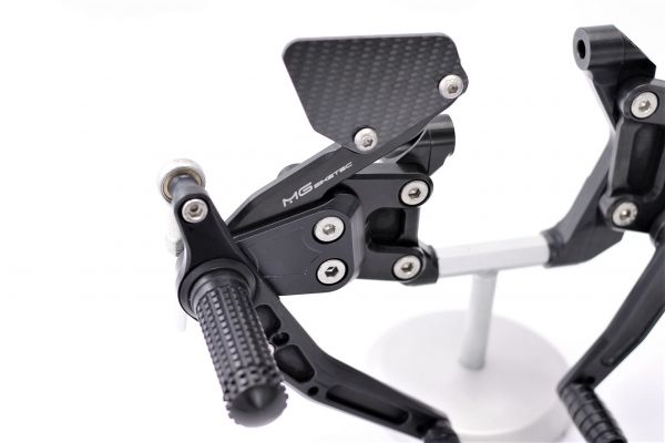 MG BIKETEC Sportfussrastenanlage / Rastenanlage / Fußrastenanlage mit ABE, gültig in D - A - CH für Ducati 959  Panigale V2 ab 2016-2019