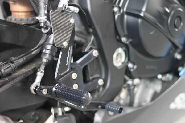 MG Biketec Rennsport-Fussrastenanlage Suzuki GSX-R1000 ab 2017 ohne ABE