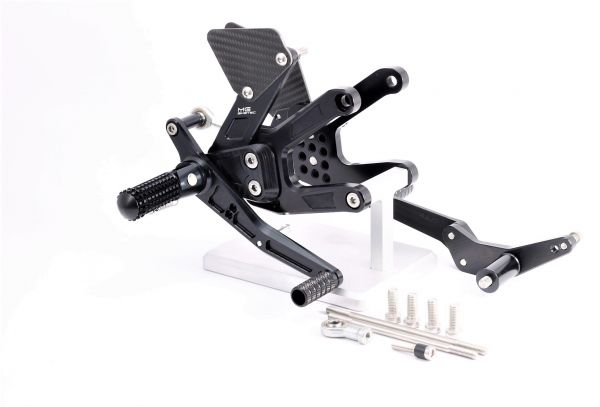MG BIKETEC Sportfussrastenanlage / Rastenanlage / Fußrastenanlage mit ABE, gültig in D - A - CH für Honda CBR 1000RR-R Fireblade SP ab 2020