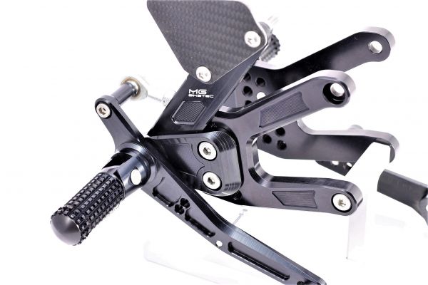 MG BIKETEC Sportfussrastenanlage / Rastenanlage / Fußrastenanlage mit ABE, gültig in D - A - CH für Honda CBR 1000RR-R Fireblade SP ab 2020
